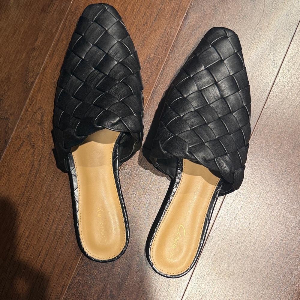 Circus by Sam Edelman Black Woven Mules